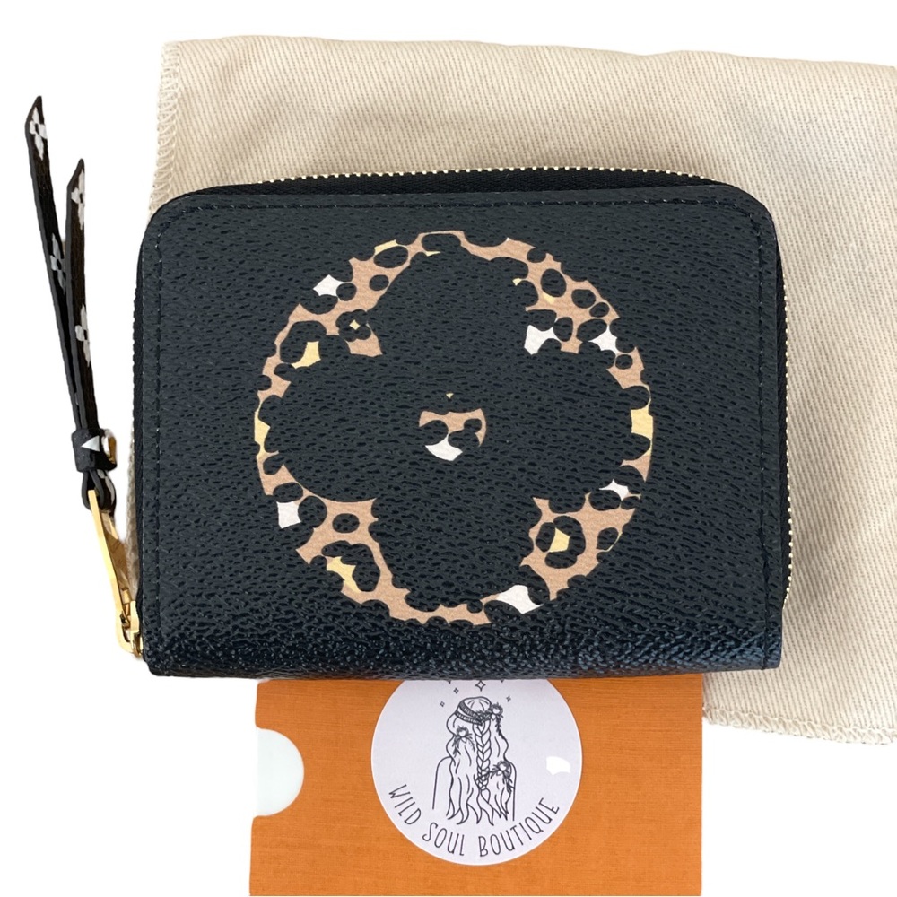 LOUIS VUITTON Limited Edition Jungle Noir Zippy Coin Wallet NEW - Picture 2 of 10